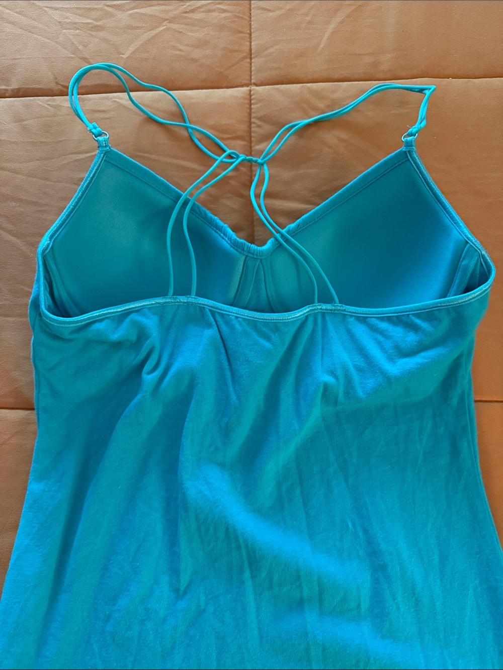 lei Turquoise Blue Spaghetti Strap Tank Top